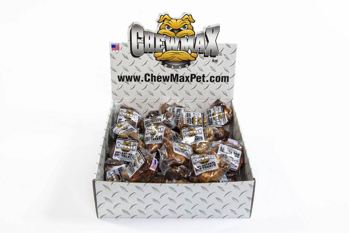 Rótulas de res ChewMax para perros
