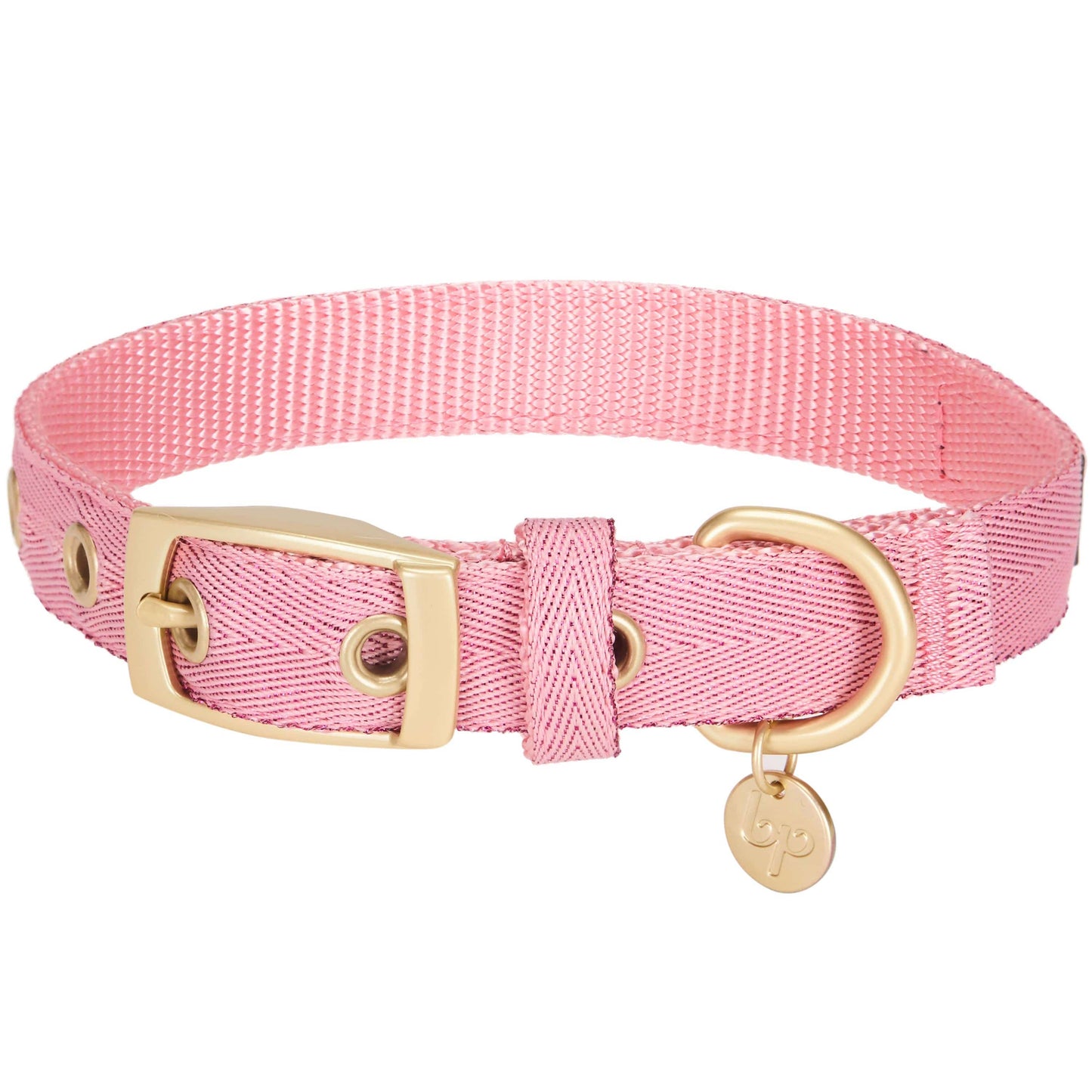 Designer Dog Collar - Tinsel Pink