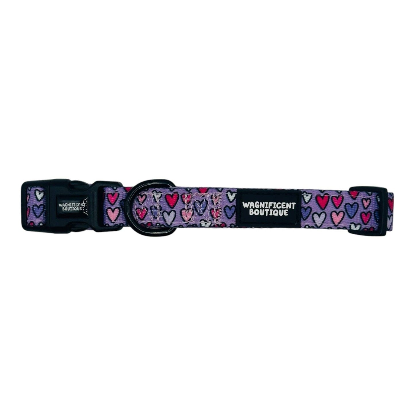 Collar ajustable para perros Woof Hearts