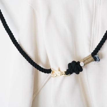 Hands Free Braided Rope Dog Leash - Assorted Colors