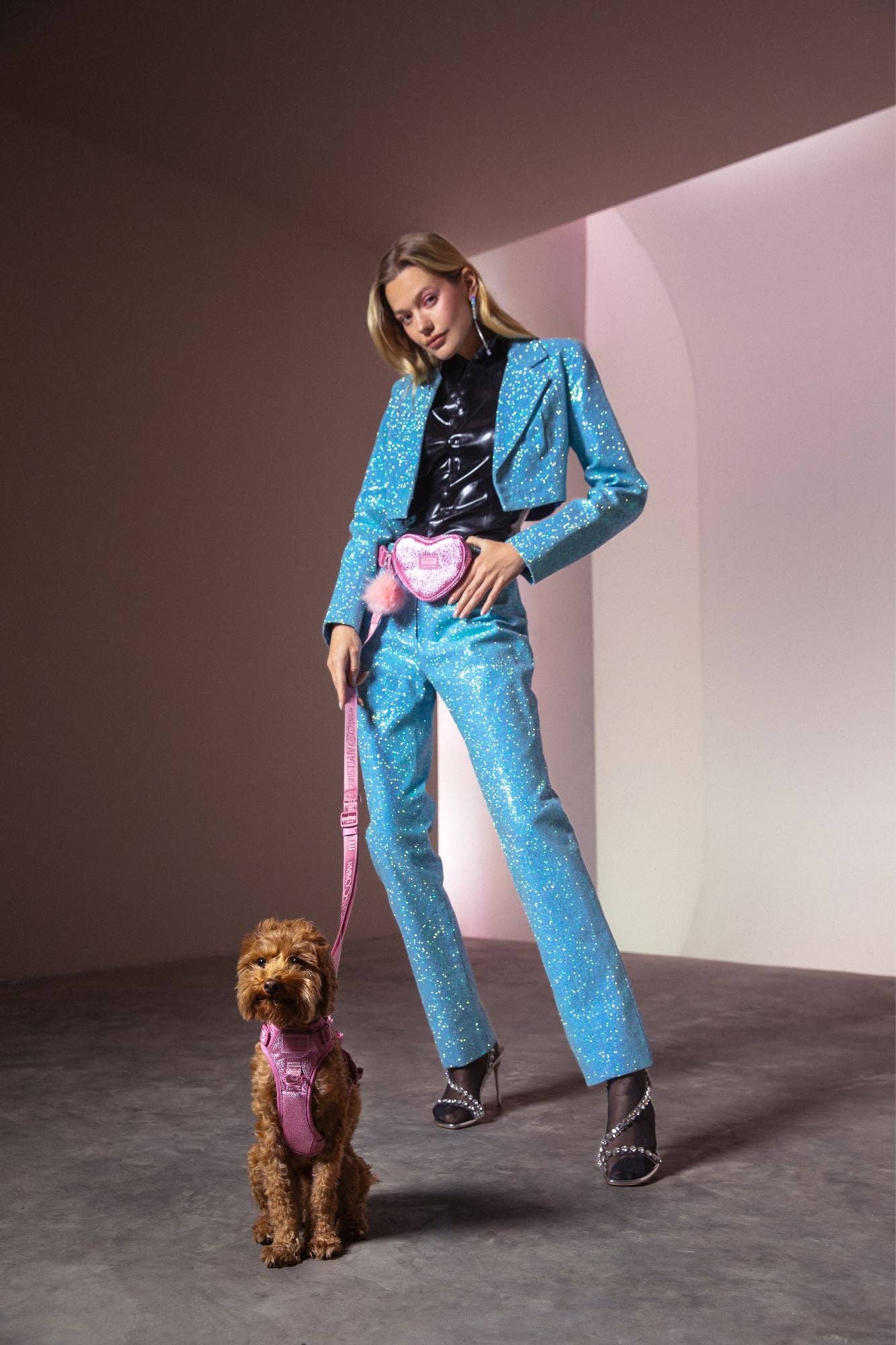 Christian Cowan x maxbone Glitz Walk Set for Dogs