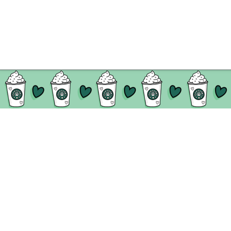 Pup Cups Dog Collar - Green