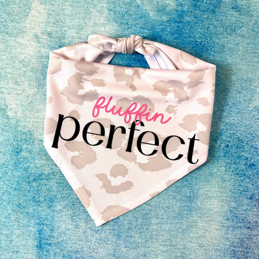 Fluffin' Perfect Dog Bandana