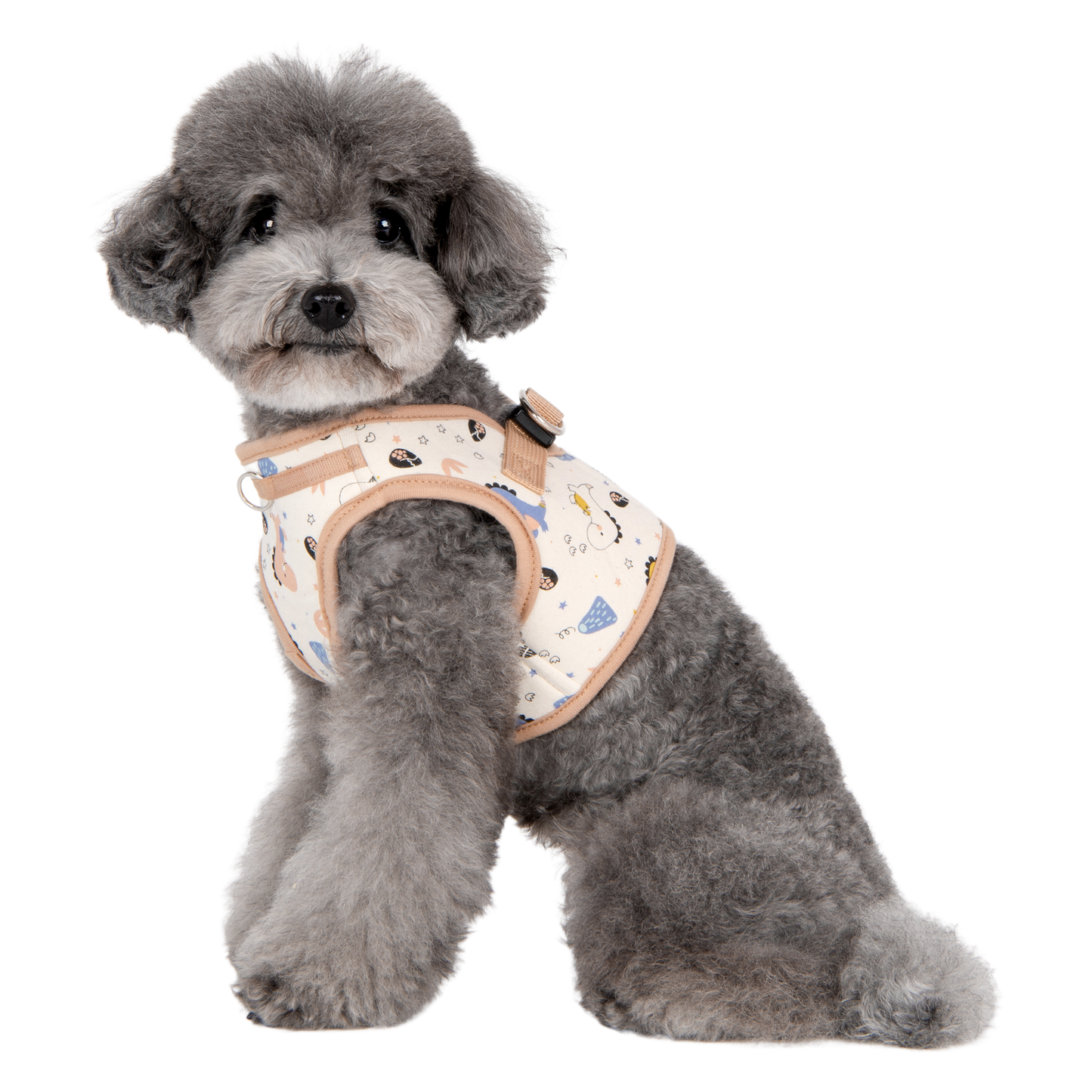 Arnés para perros Minmi Vest Step-In con lindo dinosaurio