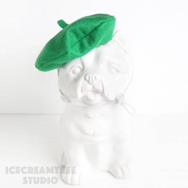 Beret Dog Hat - Assorted Colors