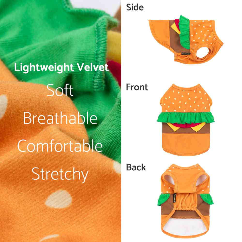 Hamburger Dog Costume