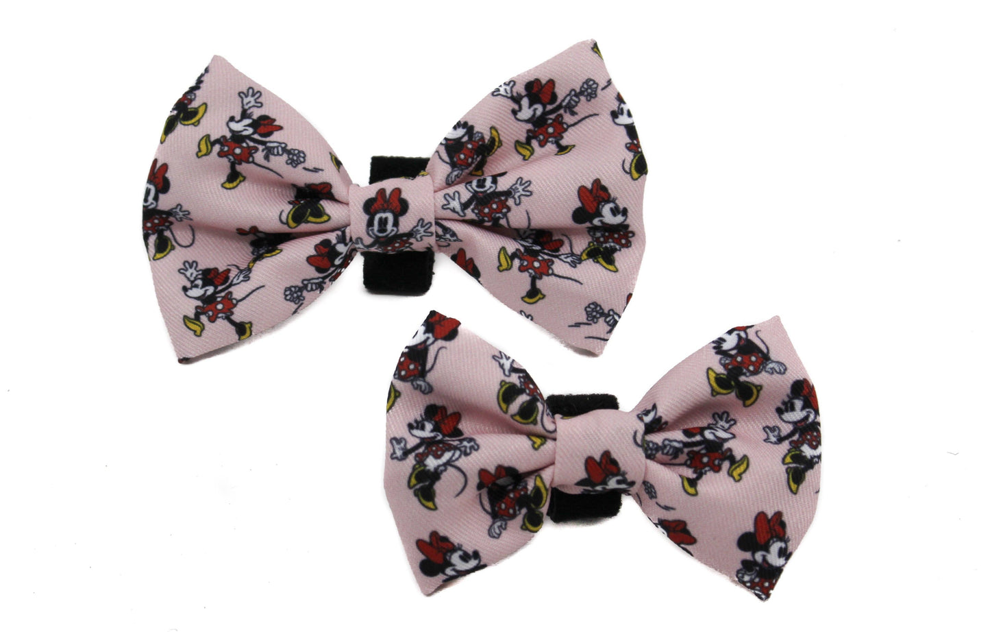 Minnie Mouse & Flowers Dog Bow Tie