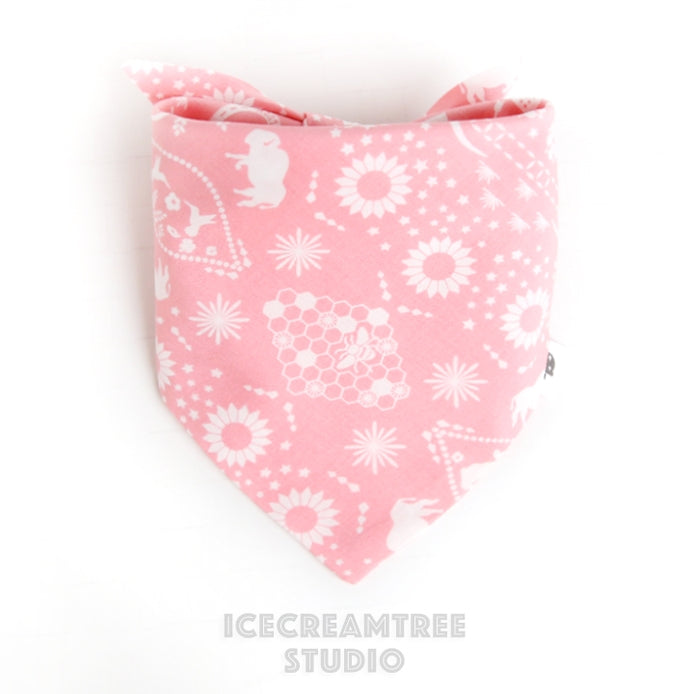 Cowgirl/Cowboy Dog Bandanas - Pink or Blue