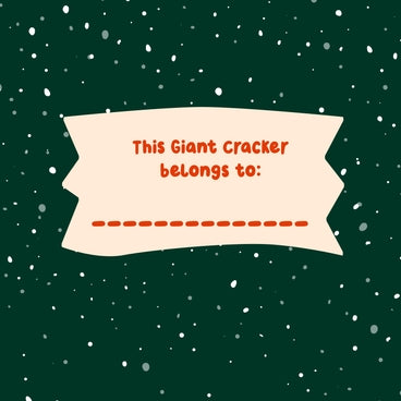 Giant Christmas Cracker 3 Bubbles Gift Pack