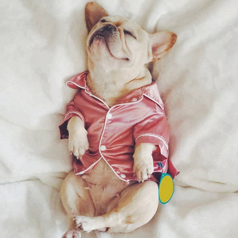 Luxury Soft Silk Pajamas: Pink