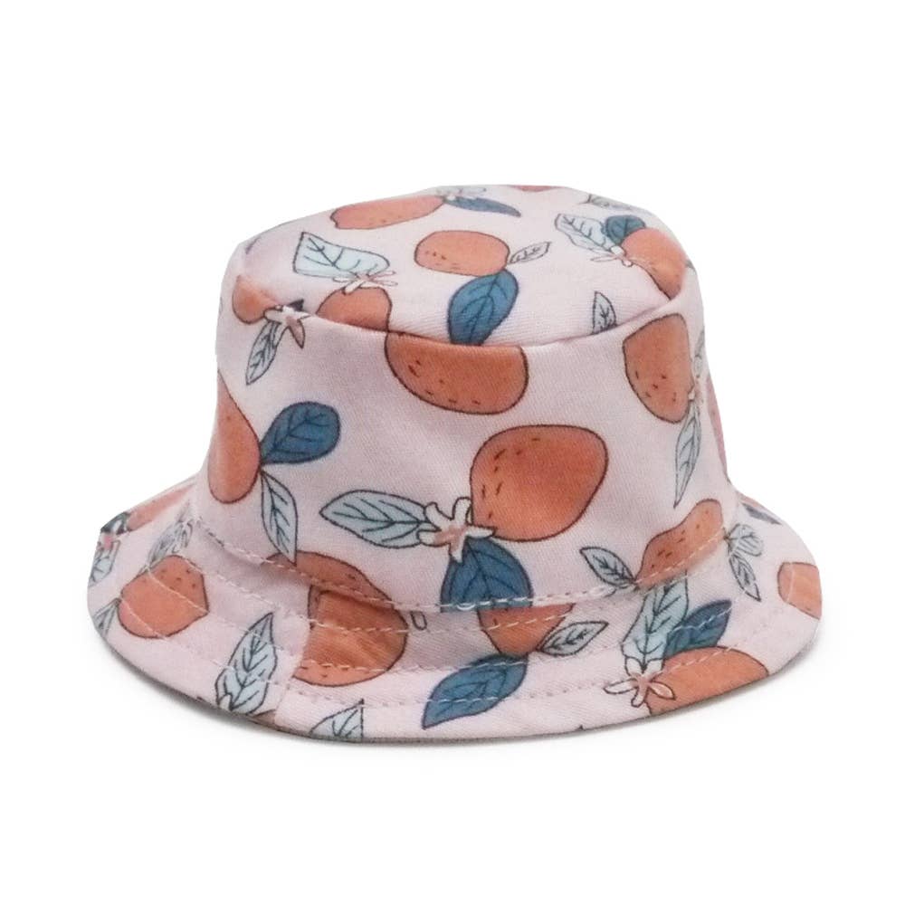 Sombrero de pescador para perro color rosa limón