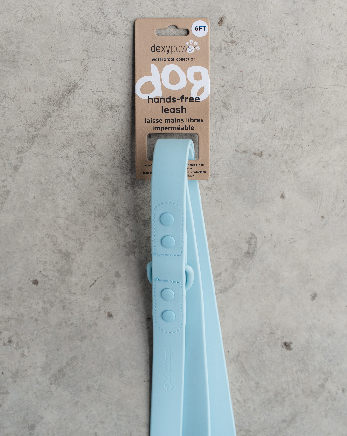 Correa manos libres en color azul cielo de 6"