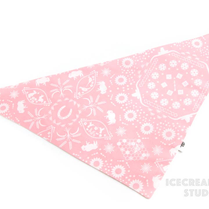 Cowgirl/Cowboy Dog Bandanas - Pink or Blue