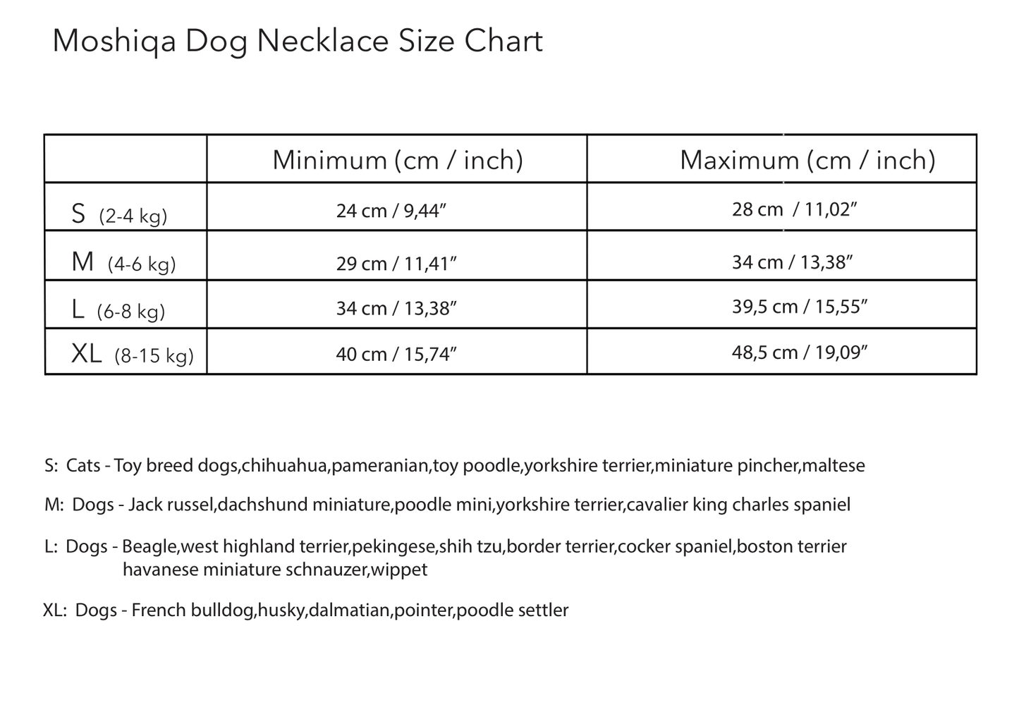 Collar para perro Boss Babe de Moshiqa