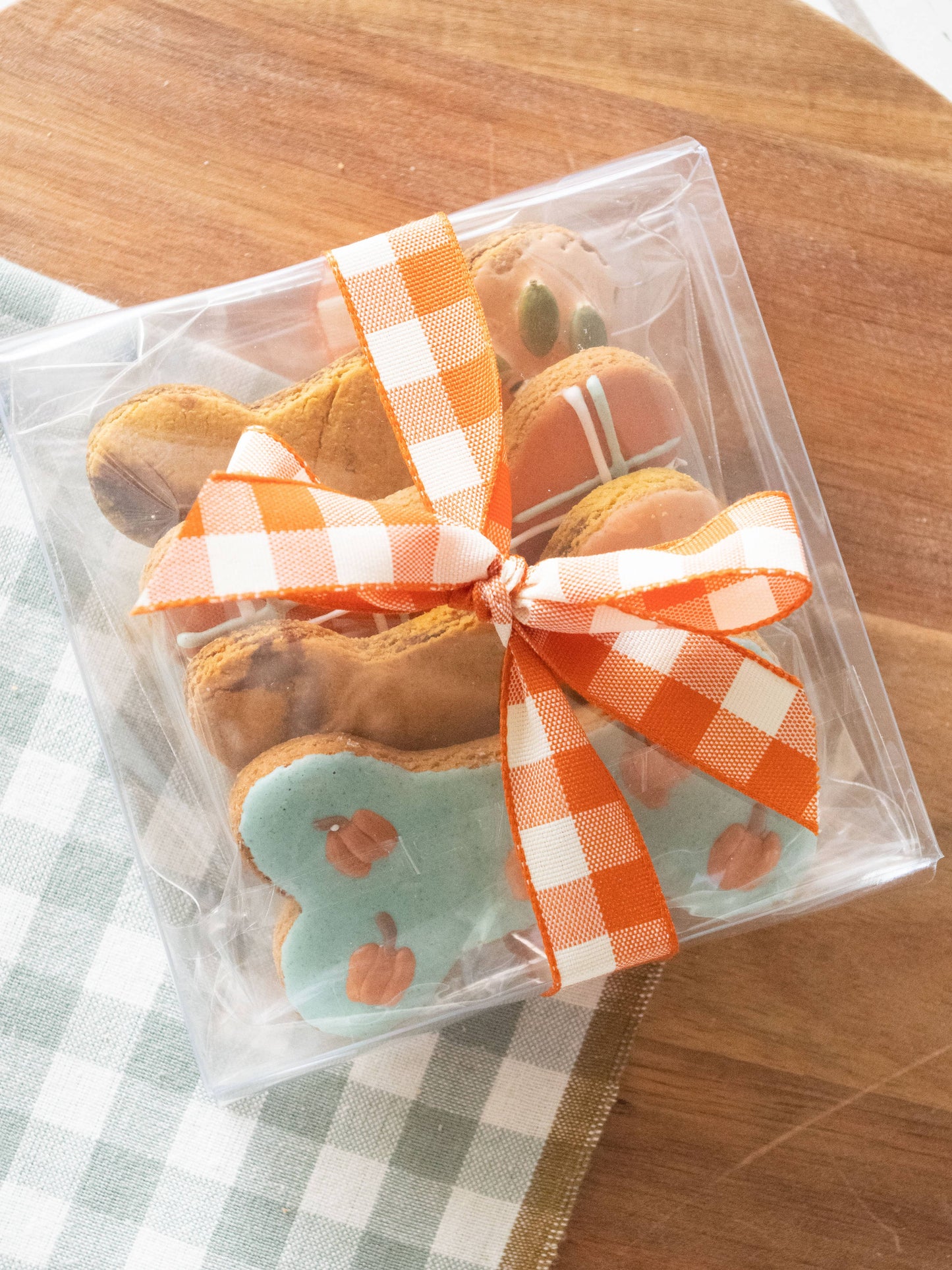 Pumpkin Patch Bone Box for Dogs