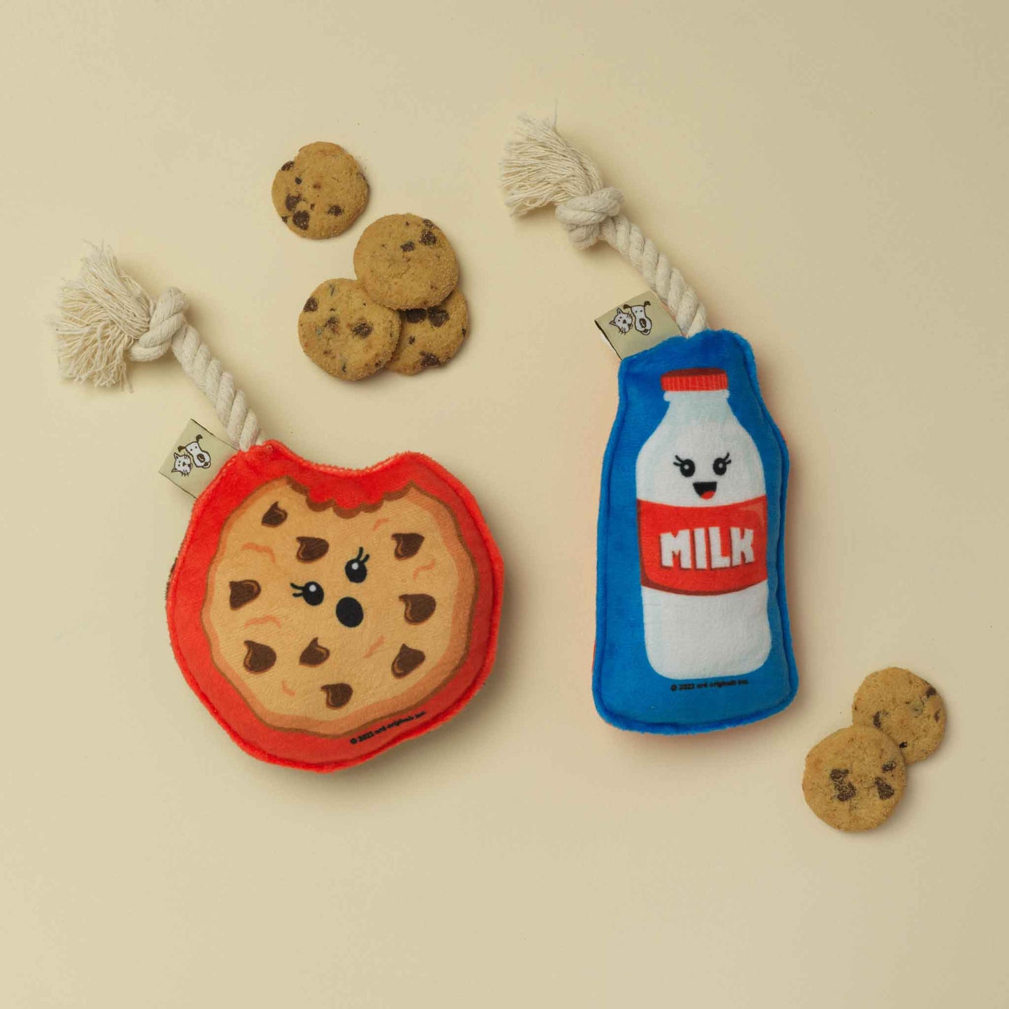 Mini Dog Toy Set - Cookie & Milk