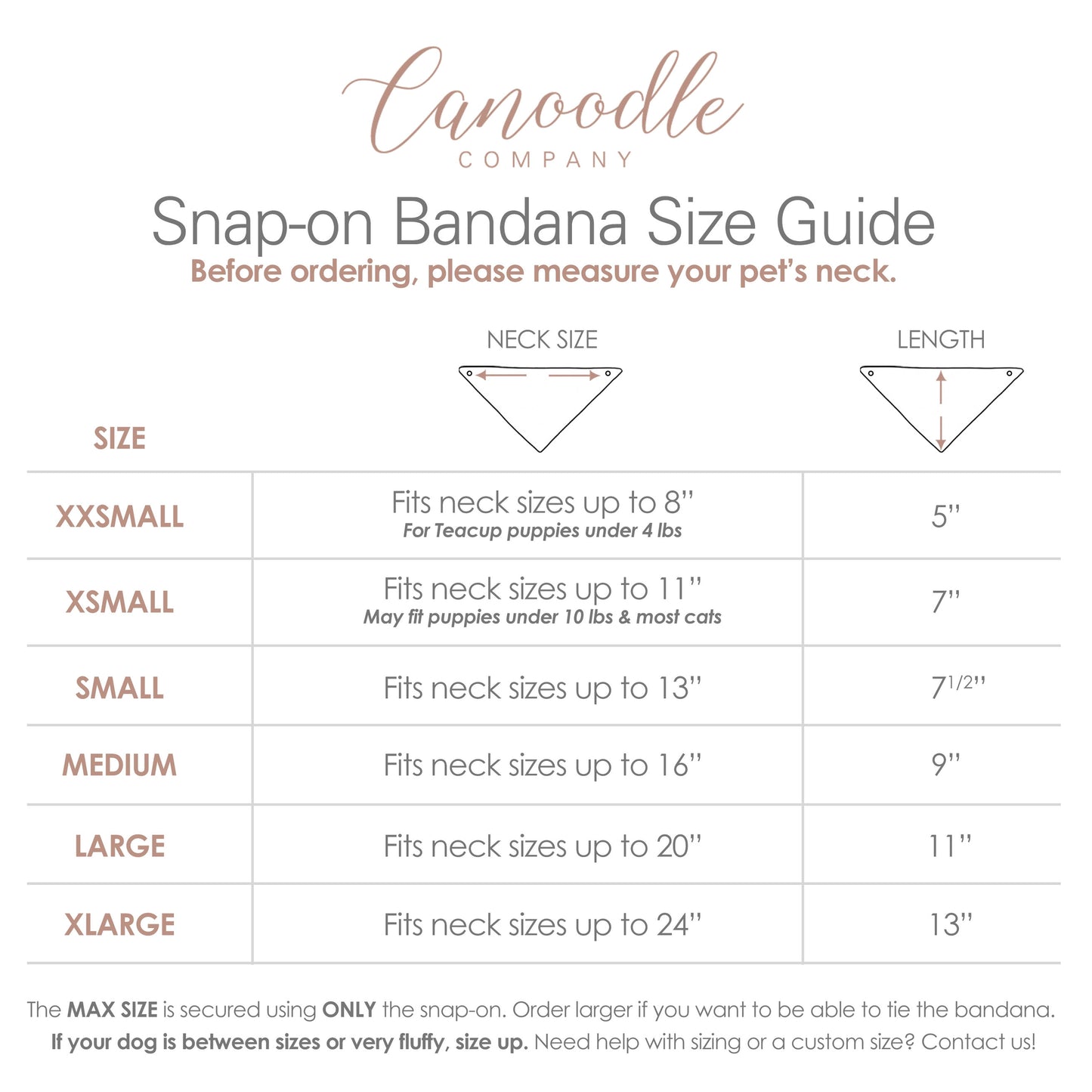 Bandana otoñal para perros de franela a cuadros escoceses en color crema "Maple"
