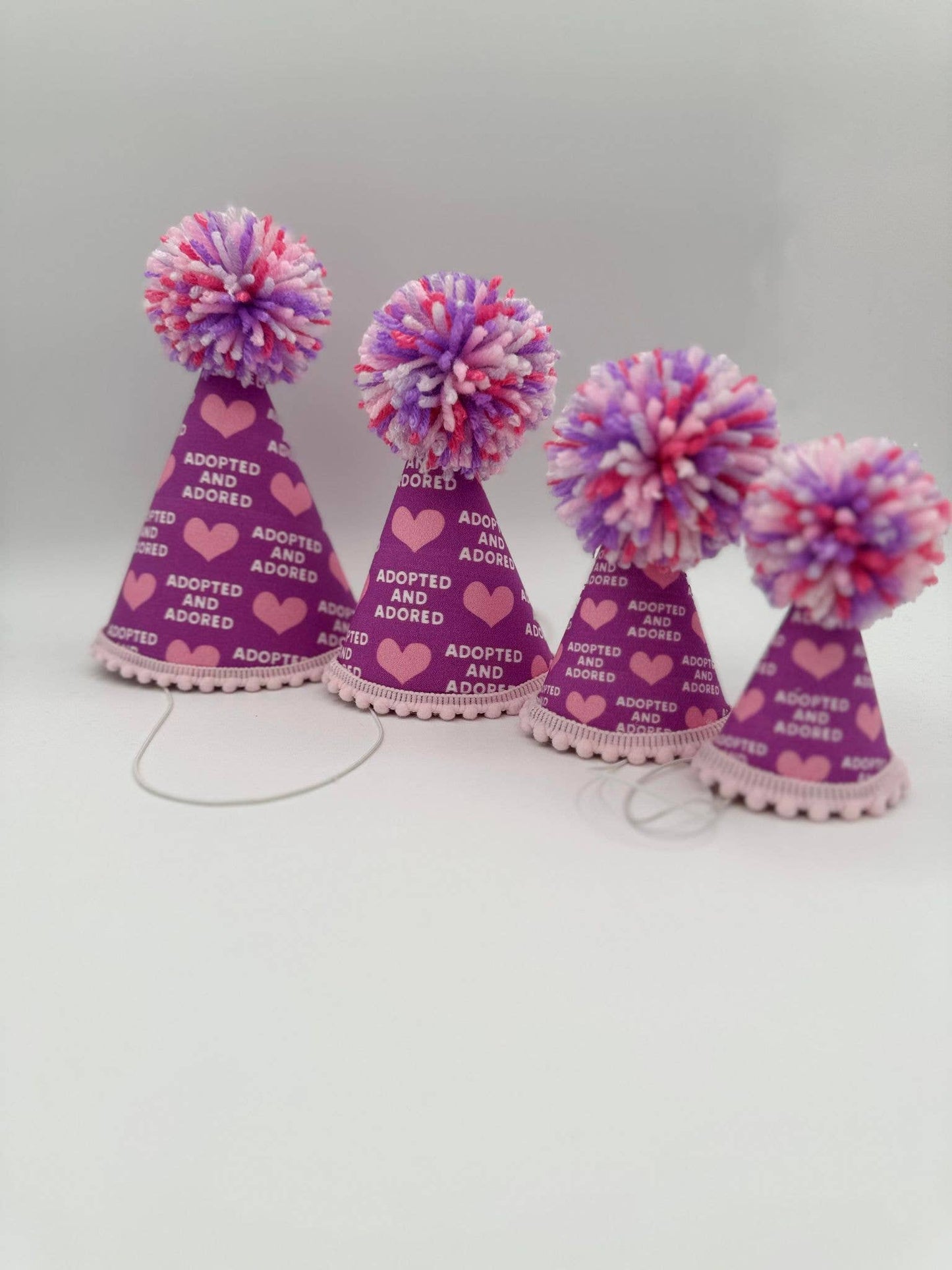 Adopted Purple Party Hat