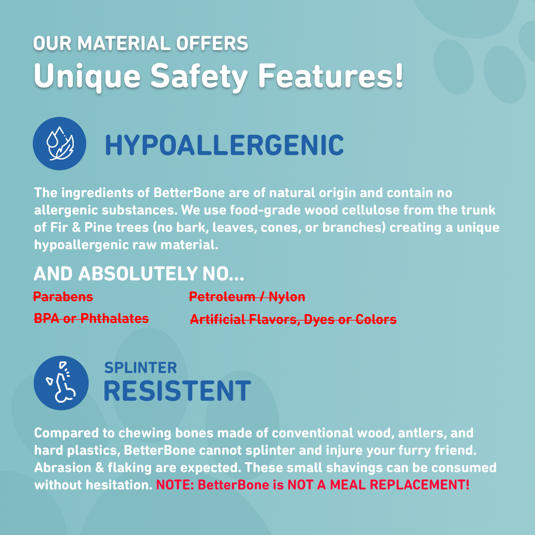 BetterBone HARD Durable All-Natural No Nylon Beef - Assorted Sizes