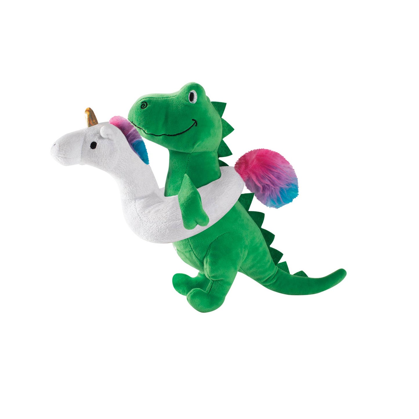 Summer Time Rex Plush Dog Toy