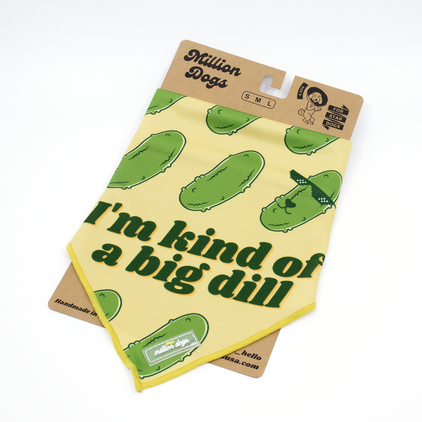 Cooling Dog Bandana - Big Dill