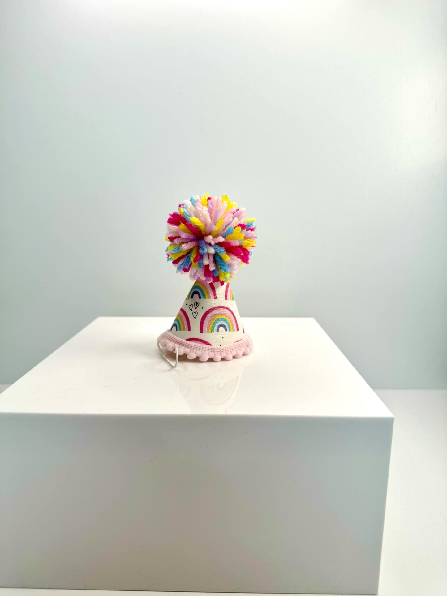 Pastel Rainbow Party Hat