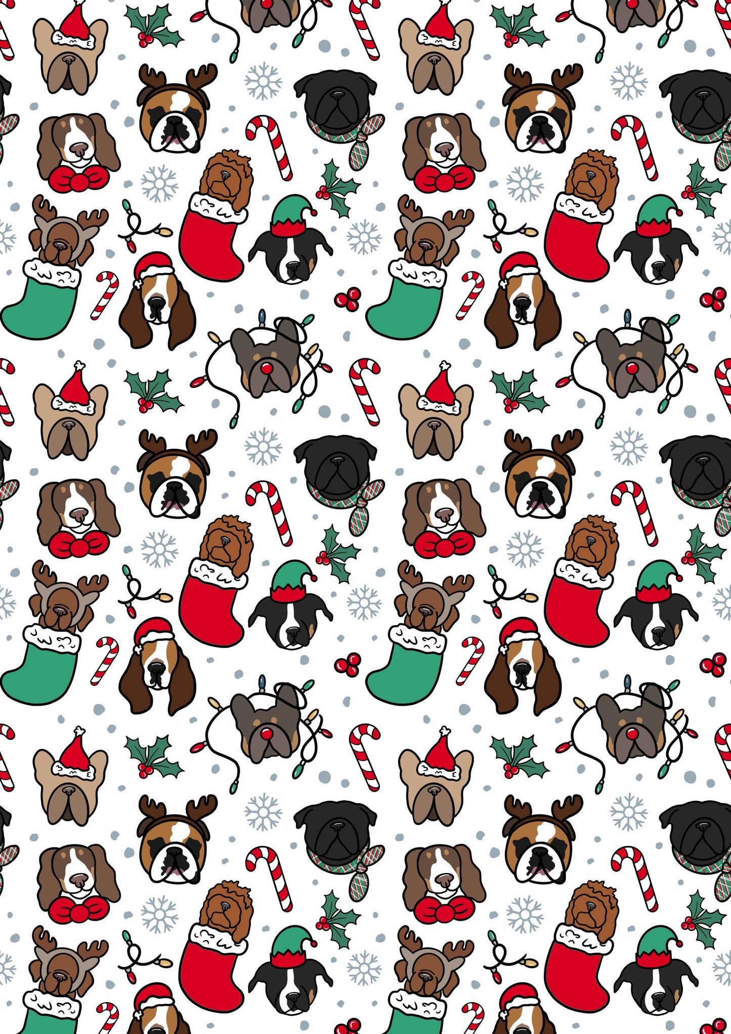 Bandana navideña para perros de Santa Paws