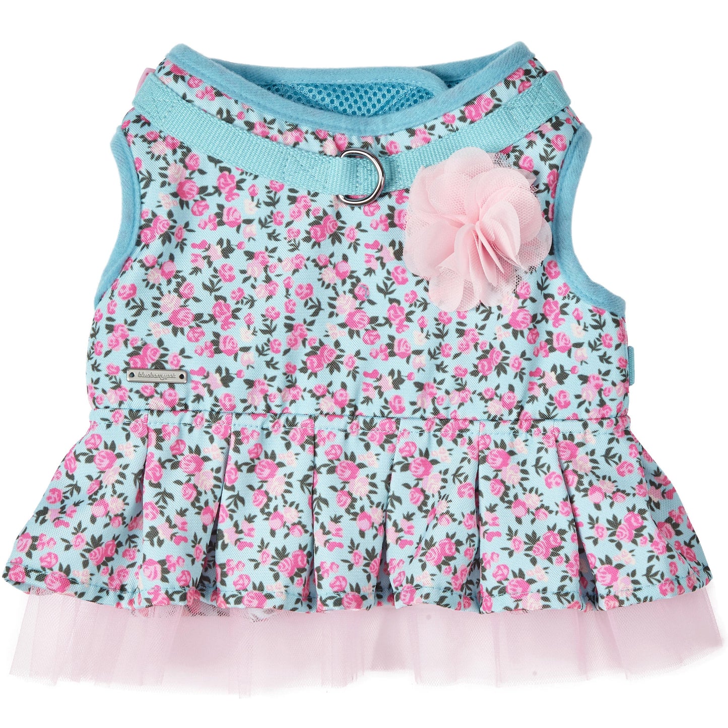 Floral Print Dog Harness Dress