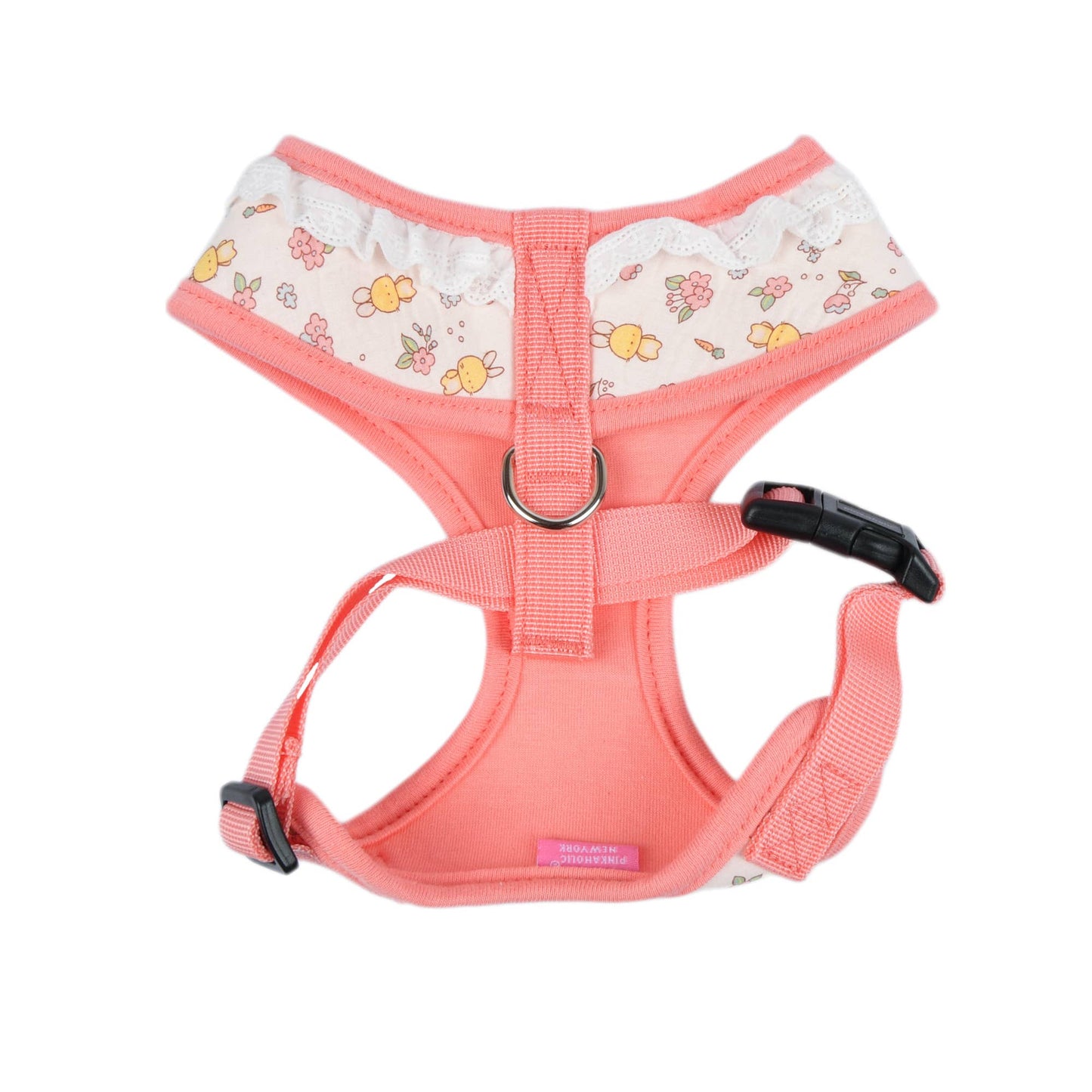 Pinkaholic Amara Over-the-Head Dog Harness Floral Ruffle: