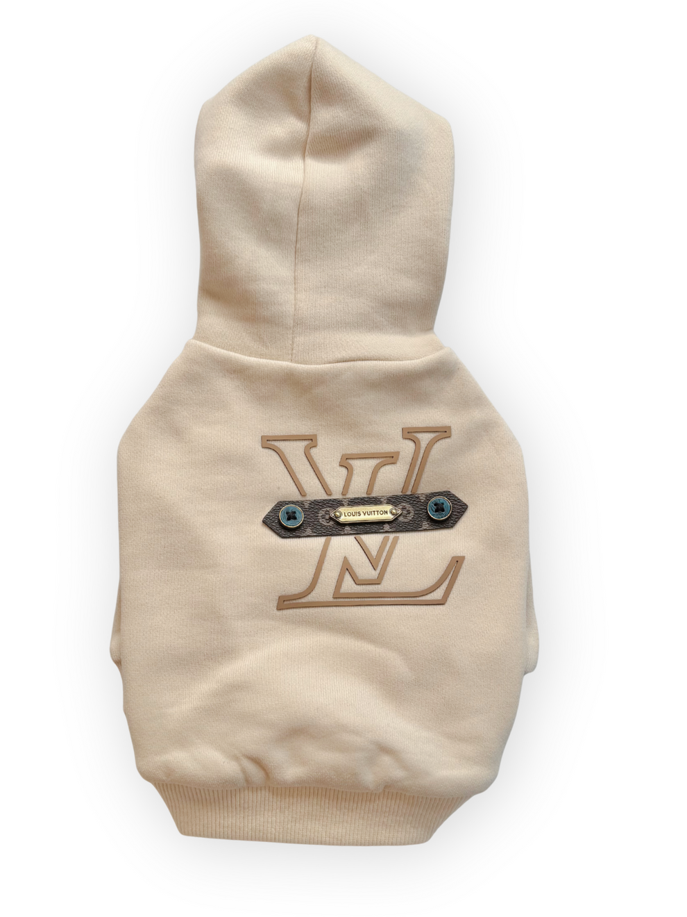 Lux Furry Vuiton Dog Hoodie - Assorted Colors