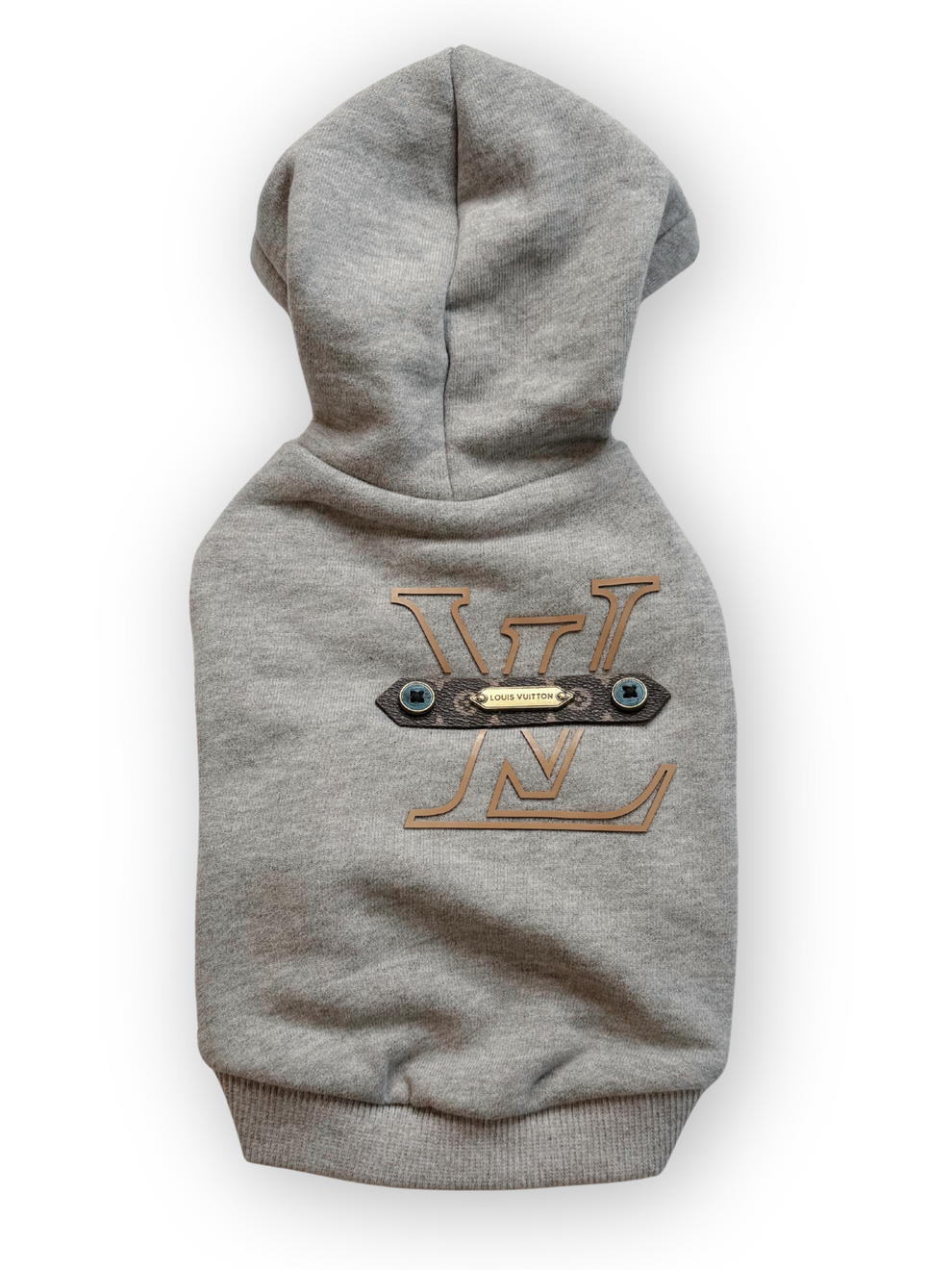 Lux Furry Vuiton Dog Hoodie - Assorted Colors