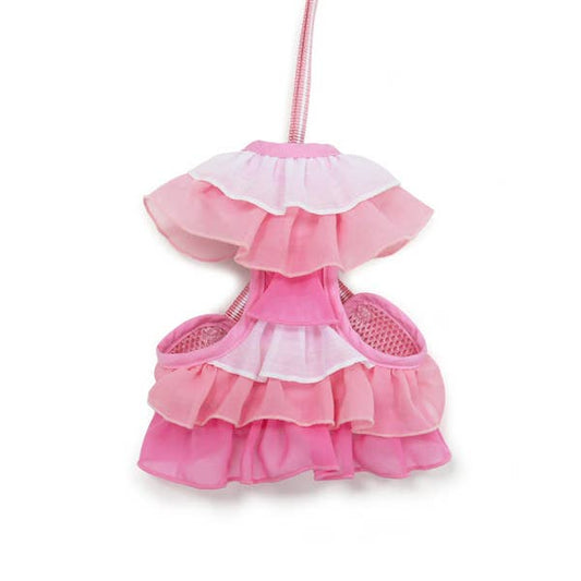 Arnés para perros EasyGO con volantes múltiples, color rosa