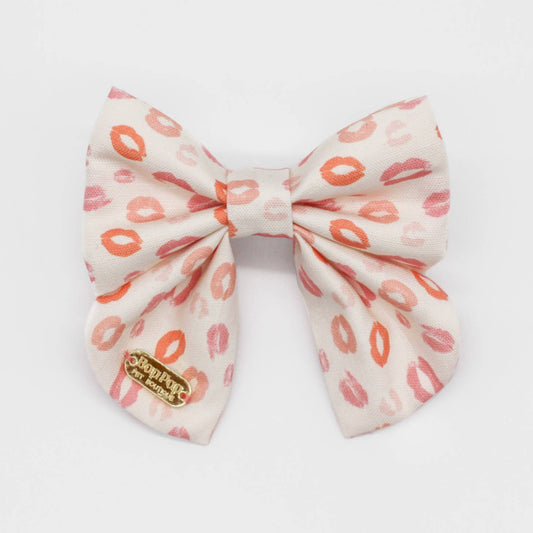 Love & Kisses Dog Sailor Bow Tie
