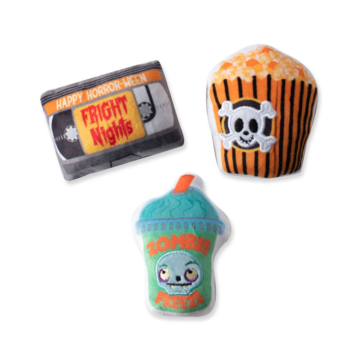 Fright Nights - Juego de 3 juguetes para perros pequeños