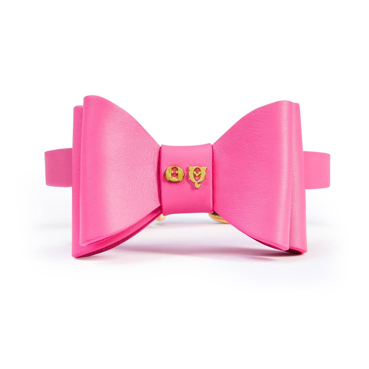 Metapink Bow Dog Collar by Moshiqa