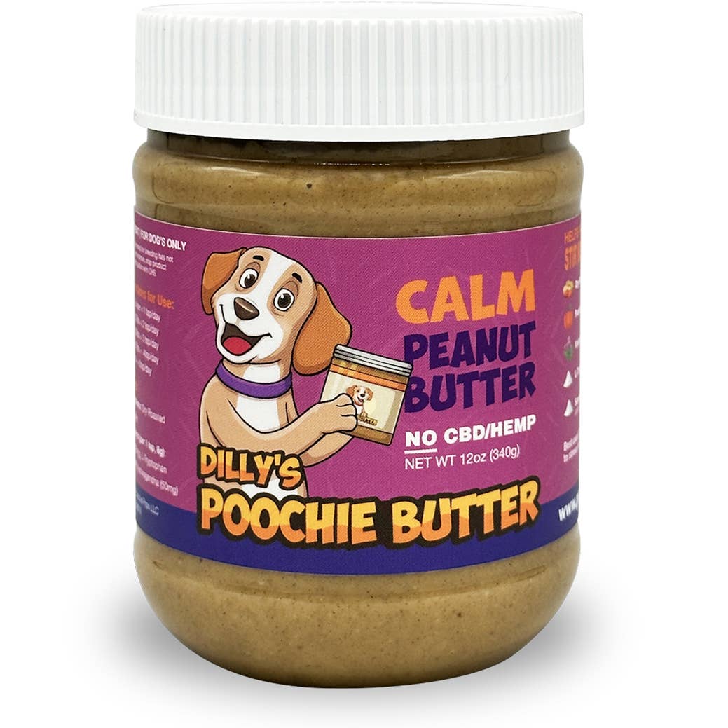Calming Dog Peanut Butter (No CBD) 12oz Jar