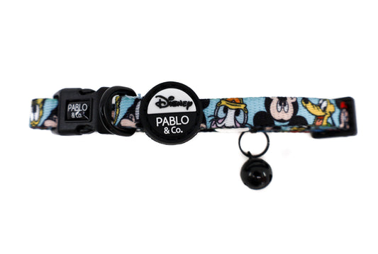 Collar para perro Mickey & Friends azul con cascabel