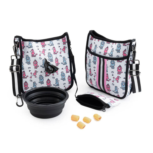 Poodle Me This Dog Walking Messenger Bag Set