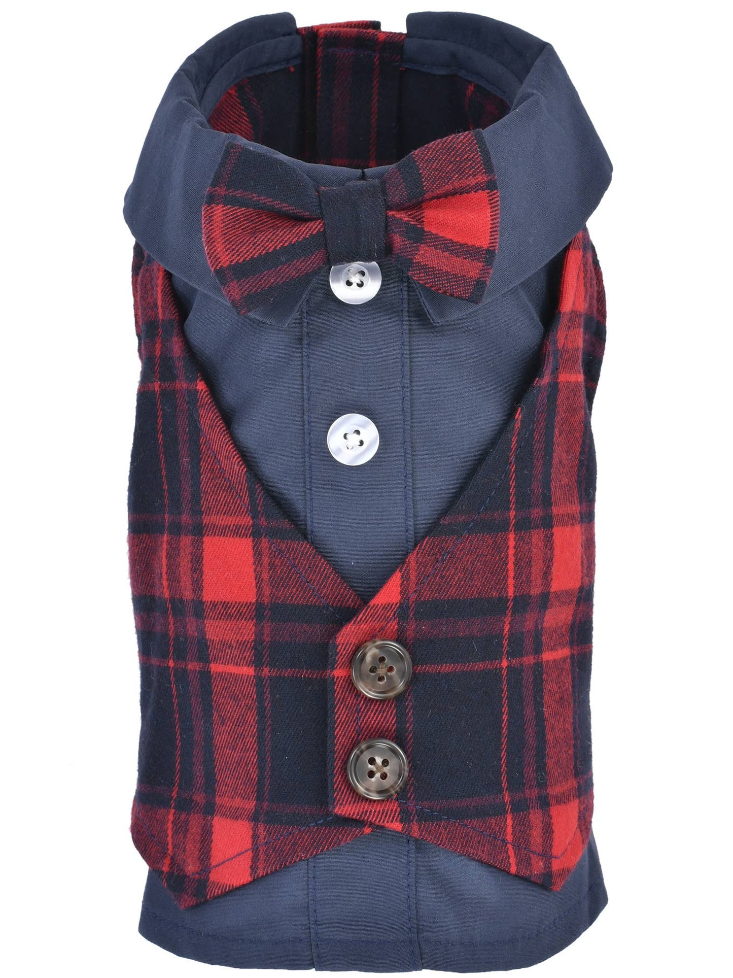 Scottish Tuxedo - Red/Blue