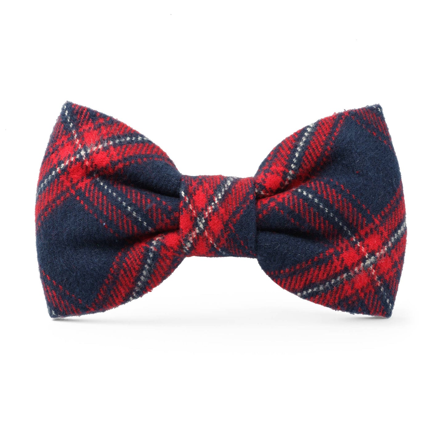 Kingston Plaid Flannel Holiday Dog Bow Tie