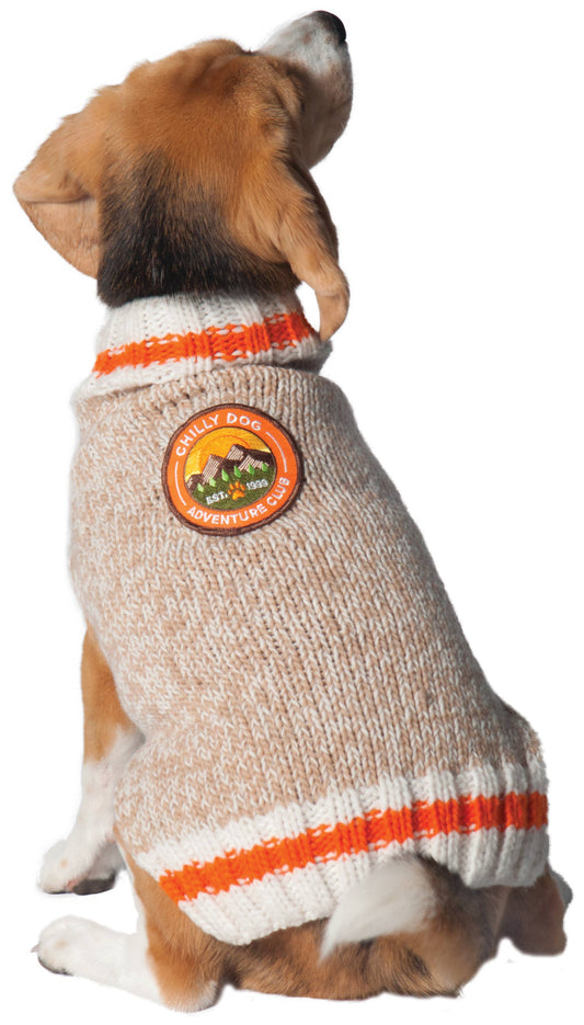 Adventure Club Patch Dog Sweater