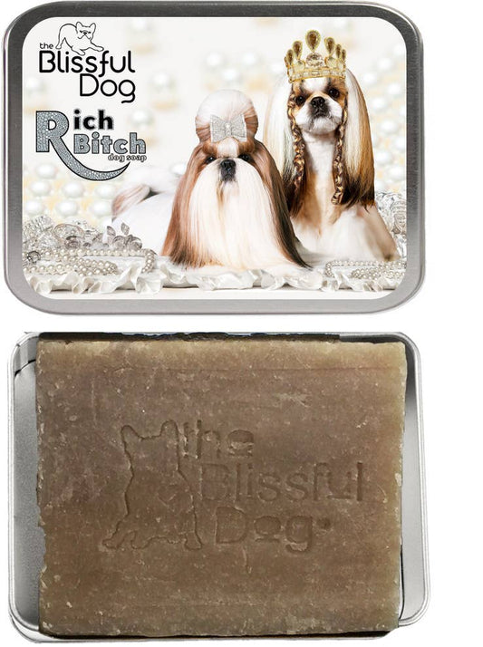 Rich Bitch Luxury Dog Soap in Tin