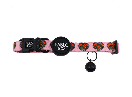 Collar para perro con corazones adorable y pegajoso