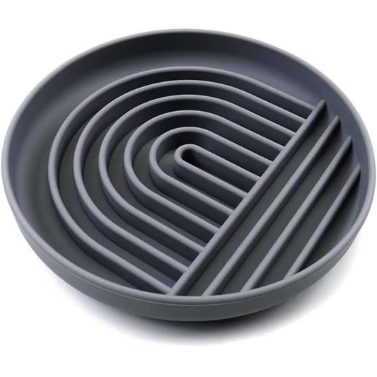 Alfombrilla de silicona para lamer con succión para alimentación lenta de arcoíris (colores surtidos)