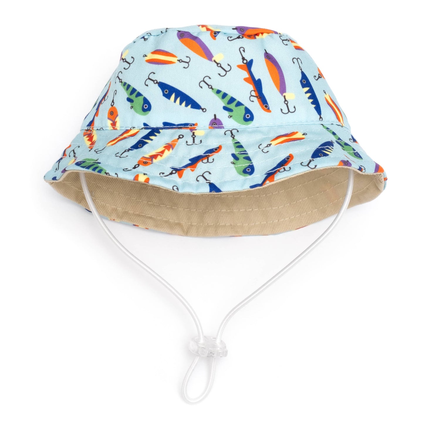 Gorro tipo pescador con diseño de perro Gone Fishin' (tallas variadas)