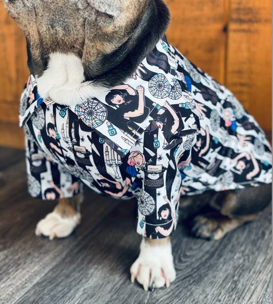 Camiseta para perro de Halloween de Wednesday Addams