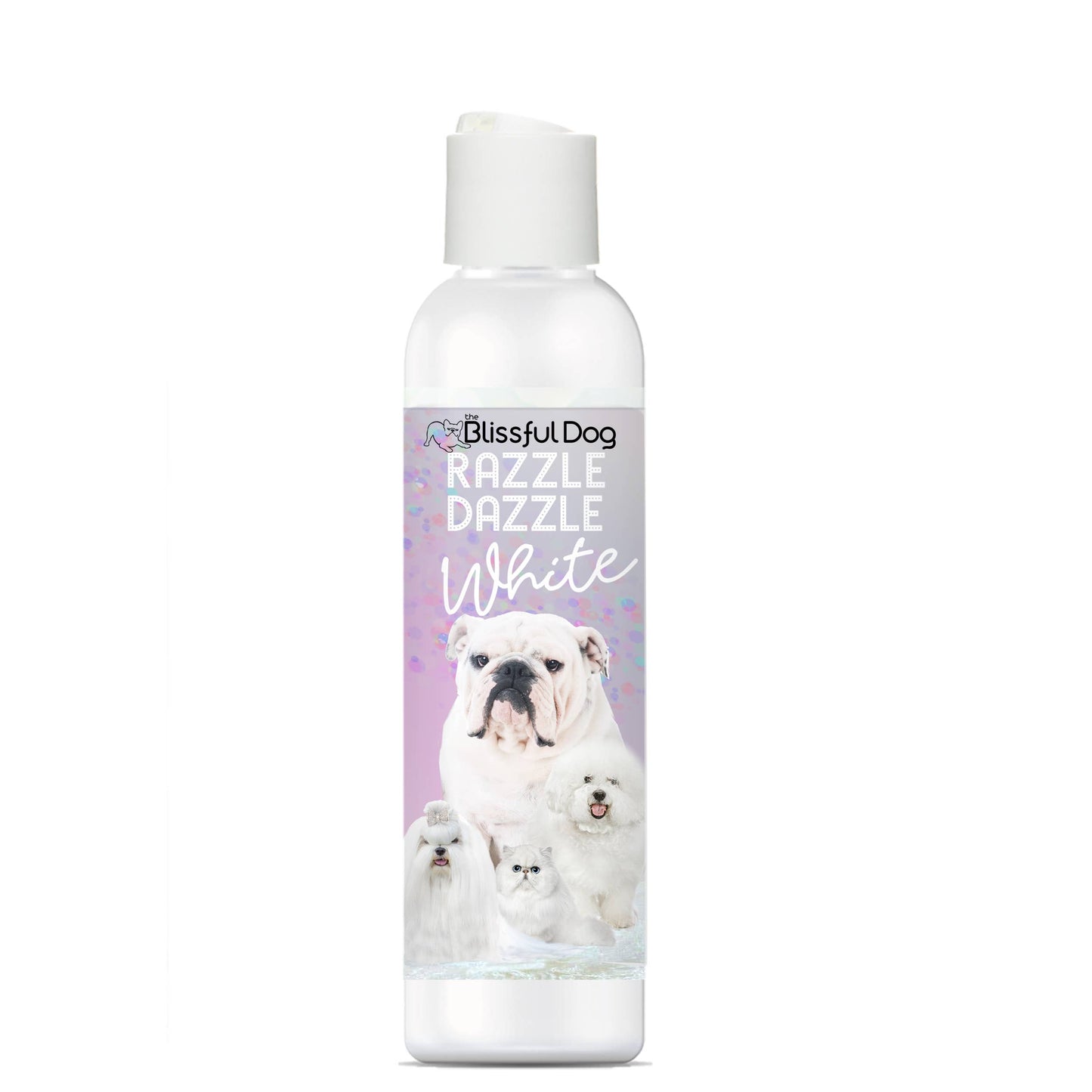 Champú para mascotas Razzle Dazzle White para un blanco de nivel superior