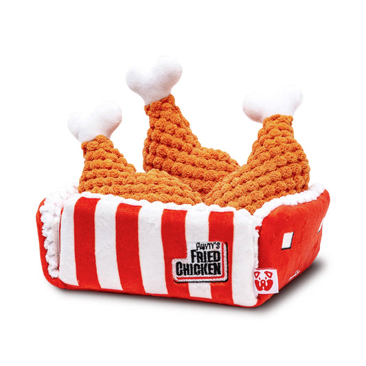 Juguete interactivo para perros con forma de pollo frito PAWTY
