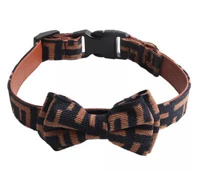 Fredrick Bow Tie Dog Collar