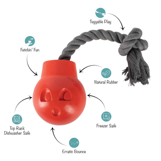 Juguete de goma para perros You Da Bomb